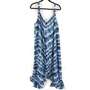 Emma & Michele Sheer Tie Dye Print Dress